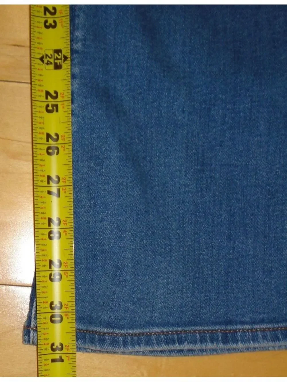 J.Crew 70's style Skinny Flare Slim fit Blue Jeans in Margaret wash Women's 32